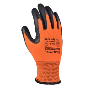 Рукавички DOLONI 4196 трикотажні з латексною обливою.